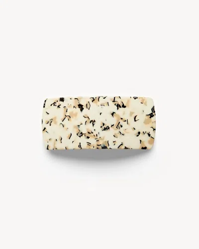 Machete Jumbo Box Barrette In Terrazzo In Multi