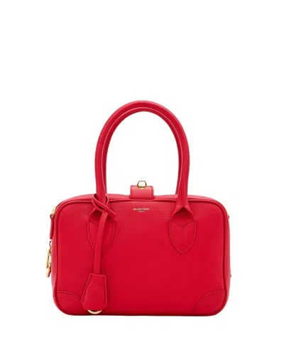 Golden Goose Vita Leather Handbag In Black