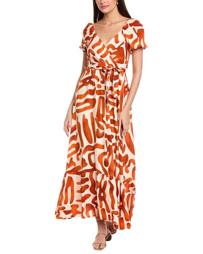 Anna Kay Barcelona Floral Midi Dress In Pink