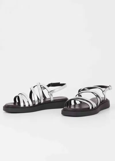 Vagabond Shoemakers Women's Connie Sandal In Silver In Silver
