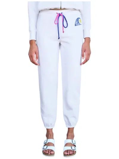 Sundry Wave Jogger Sweatpants In White In White