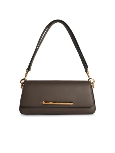 Lanvin Séquence Shoulder Bag In Brown
