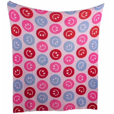 Katydid Oversized Blanket In Happy Faces
