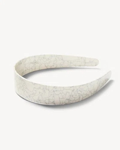 Machete Wide Headband In Terrazzo In Grey