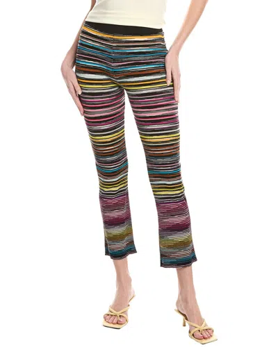 M Missoni Wool-blend Pant In Black