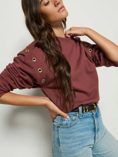 Nation Ltd Arlem Sweatshirt In Brunette In Multi