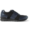 PRADA Match Race Leather and Neoprene Sneakers 