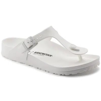 Birkenstock Gizeh Eva White Toe Post Sandals In White