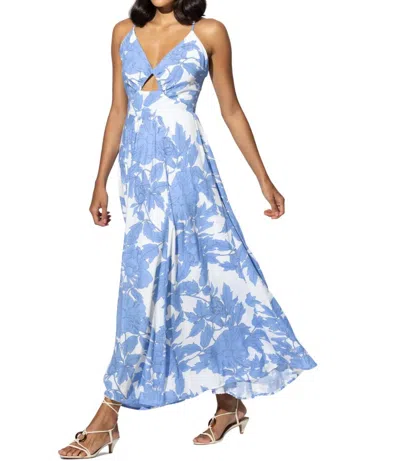 Lusana Marie Midi Dress In Allure In Multi