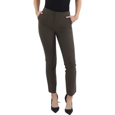 Bcbgmaxazria Womens High-rise Polyester Ankle Pants In Green
