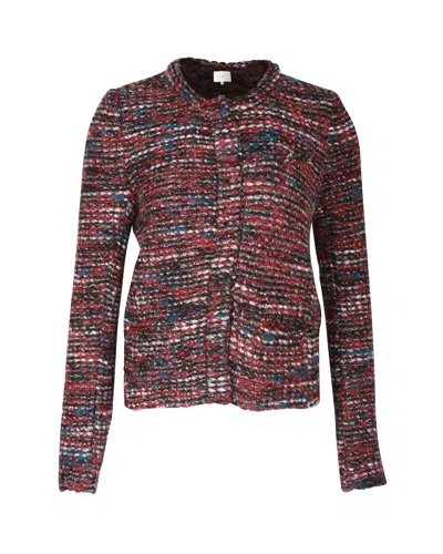 Iro Carene Tweed Jacket In Multicolor Acrylic And Wool In Multi