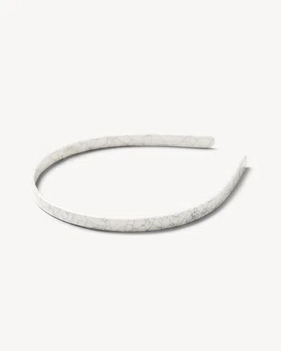 Machete Ultralight Thin Headband In Terrazzo In Grey