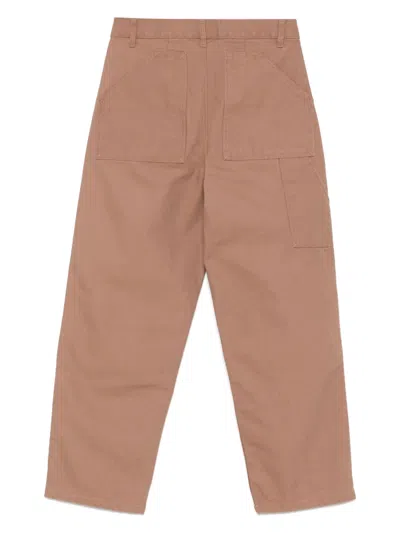 The North Face Canvas Trousers In Brown