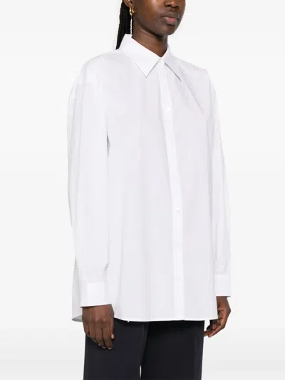 Totême Toteme Women Organic Cotton Shirt In White