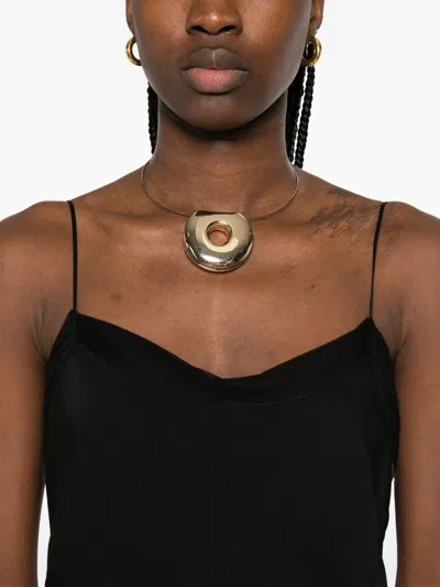 Totême Silk Satin Slip Dress In Black