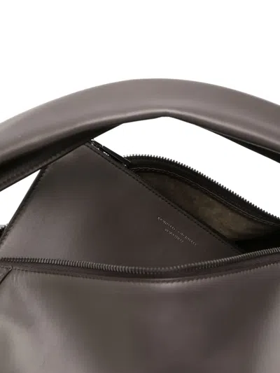 Brunello Cucinelli Hobo Dc Duo Shoulder Bag In Brown