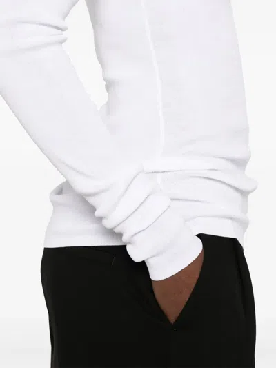 Totême Compact Cotton T-shirt In White