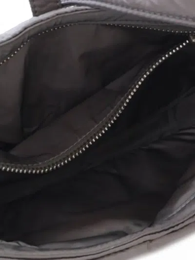 Pre-owned Saint Laurent 2022 Nylon Le 5 A 7 Shoulder Bag In Grey