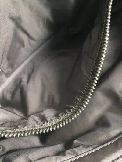 Pre-owned Saint Laurent 2022 Nylon Le 5 A 7 Shoulder Bag In Grey