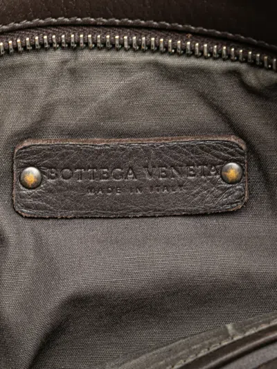 Pre-owned Bottega Veneta 2012-2024 Nappa Intrecciato Crossbody Bag In Brown