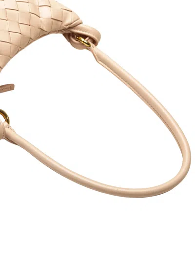 Pre-owned Bottega Veneta 2012-2024 Small Nappa Intrecciato Gemelli Shoulder Bag In Pink