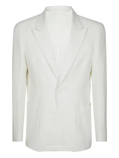 Marsēm Single-breasted Blazer In White