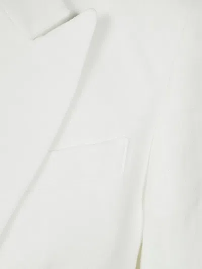 Marsēm Single-breasted Blazer In White