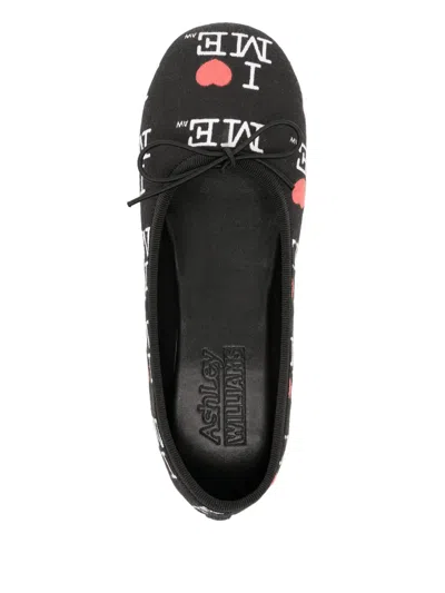 ASHLEY WILLIAMS I HEART ME MELODY BALLERINA SHOES 