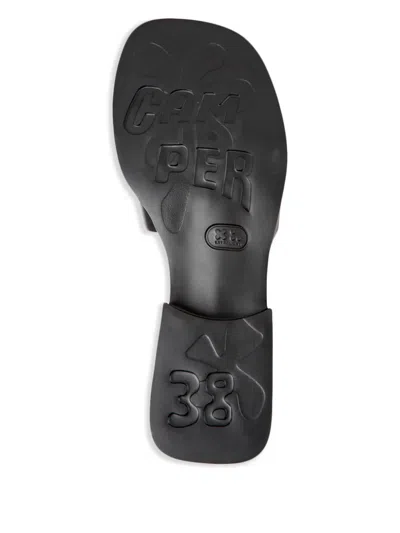 Camper X Twins Dana Sandals In Black