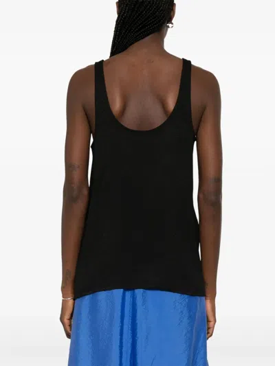 Totême Sablé Tank Top In Black