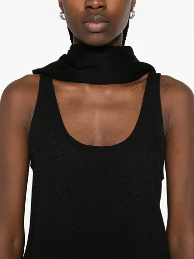 Totême Sablé Tank Top In Black