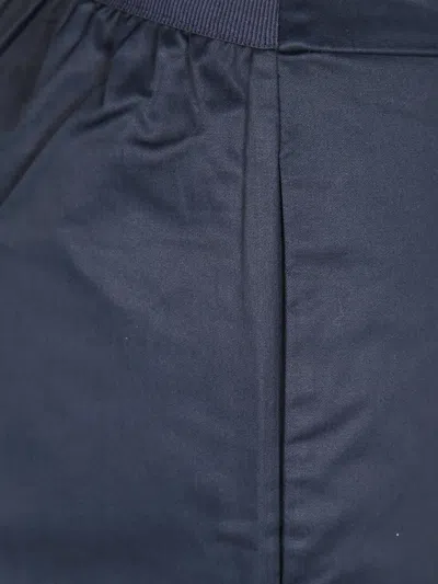 Alpha Studio Cropped Trousers In Blue