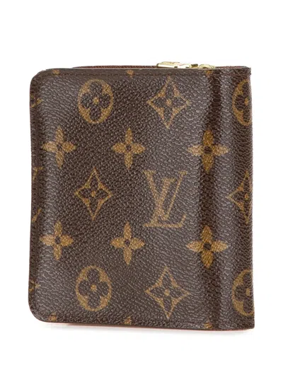 Pre-owned Louis Vuitton 2006 Monogram Bi-fold Compact Wallet Small Wallets In Brown