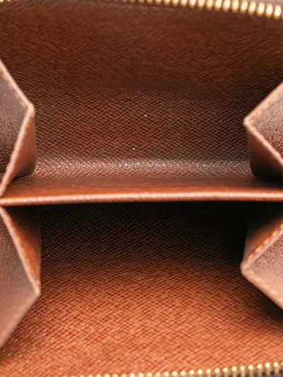 Pre-owned Louis Vuitton 2006 Monogram Bi-fold Compact Wallet Small Wallets In Brown