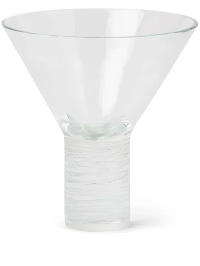Brunello Cucinelli Wide Stem Glasses In White