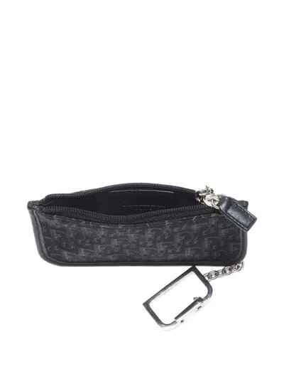 Pre-owned Dior 2000-2020 Logo-debossed Wallet In Black