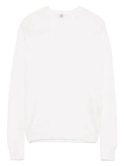 Totême Crewneck Knit Long Sleeves In White