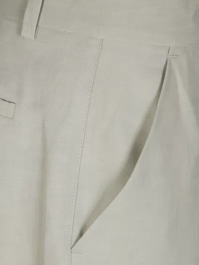 P.a.r.o.s.h Parosh Straight-leg Tailored Trousers With Clean Front In Grey