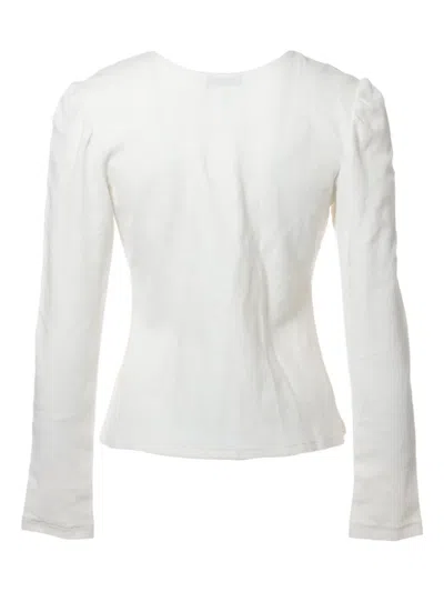 Pre-owned Chanel 2015 Corduroy Jacket In White