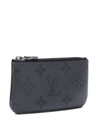 Pre-owned Louis Vuitton 2024 Monogram-eclipse Wallet In Black
