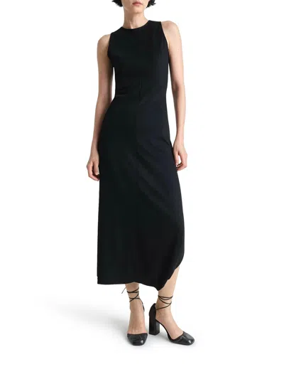 Lemaire Twisted Hem Dress In Negro