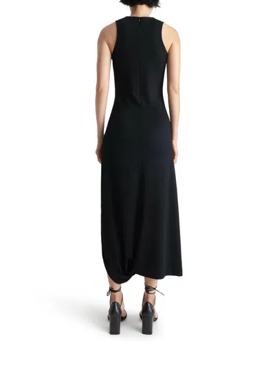 Lemaire Twisted Hem Dress In Negro
