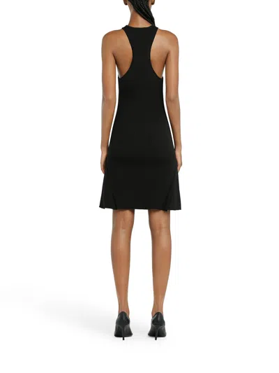 Courrèges Vestido Corto - Negro In Negro