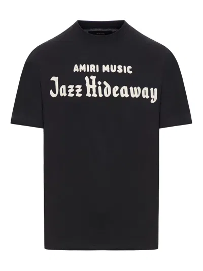 Amiri Jazz Hide T-shirt In Negro