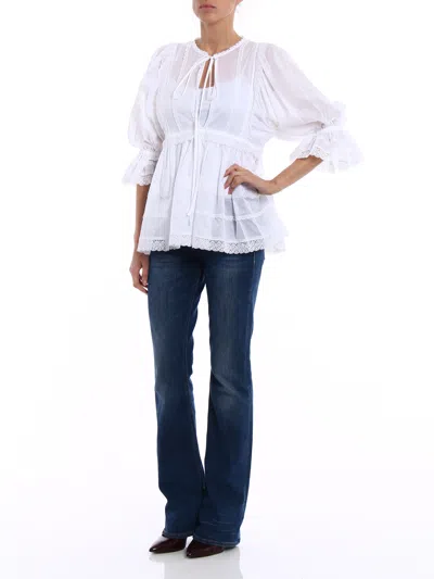 Dolce & Gabbana Blusa - Blanco In Blanco