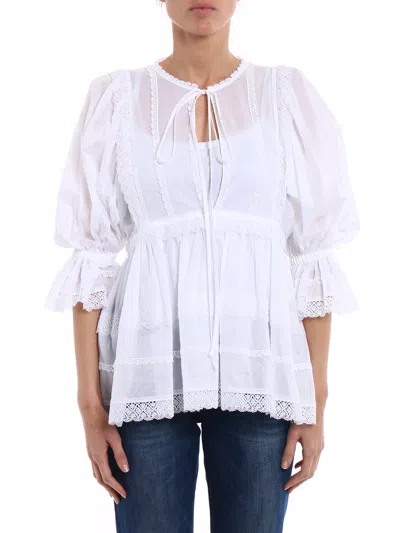 Dolce & Gabbana Blusa - Blanco In Blanco