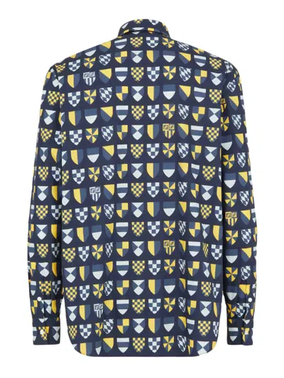 Fendi Shirt With Banners In Multi