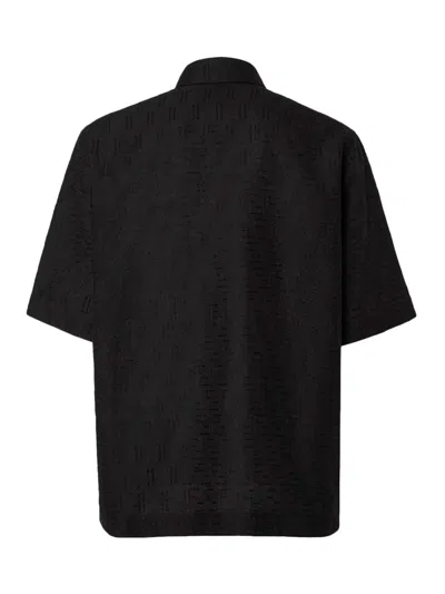 Fendi Ff Shirt In Negro