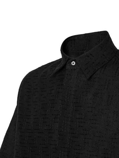 Fendi Ff Shirt In Negro