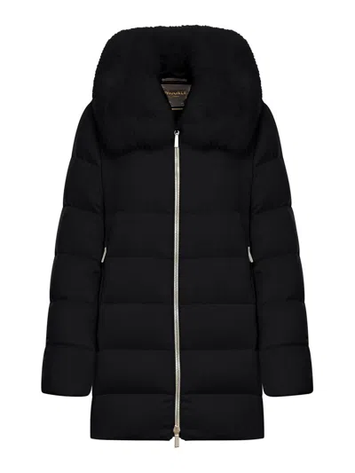 Moorer Padded Coat In Negro